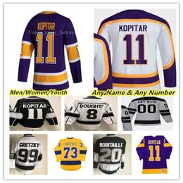 Los''angeles''kings''hockey CUSTOM Jersey Kopitar Kevin Fiala Adrian Kempe Viktor Arvidsson Blake Lizotte Drew Doughty Sean Durzi Phillip Da 3229