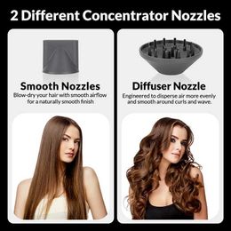 Ds VS Chignon Super Sonic Hair Dryer Hine Curly Diffuser Blow Dryers Leafless Blowdryer Professional Hairdryer Ionic Air Blower MIX LF