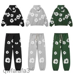 Mens Designer Man Trousers Free People Movement Clothes Sweat Suit Sweatpants Sweatsuits Green Red Black Hoodie Tears Hoody Floral N0TK