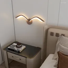 Wall Lamps Modern LED Lamp For Living Room Bedside Bedroom Aisle Light Creative Seagull Decoration Lighting Fixture Sconce Lustre