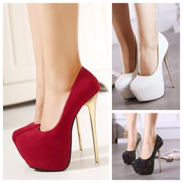 Ms. embellishes ankle strap sandals stiletto party open-toed Round toe luxury designer womens shoes super high-heeled 14cm/16cm platform 5cm size 35-42