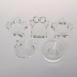 Latest Round Glass ashtray 5 Styles Choose smoking accessories Cigar glasses Ash tray smoker Tools Home Office
