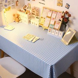 Table Cloth Table Cloth Waterproof and Oil Resistant Desk Student Cute Girl Heart Net Red Meal Coffee Table Mat Nappe De Table Manteles