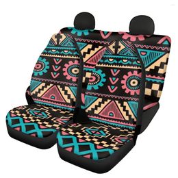 Car Seat Covers Anti-slip Autos Cover Protector American Tribal Culture Design Printed Full Sedan Truck Set Of 4pcs Customised