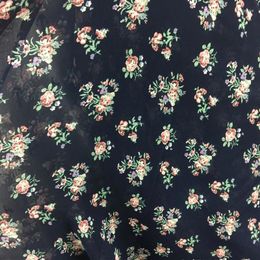 Clothing Fabric S Sell Like Cakes Small Broken Flower Printed Georgette Shirt Silk Scarves Holiday Dress Accessories Fabrics