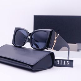 Designer-Sonnenbrillen für Damen, Luxus-Brillen, beliebte Buchstaben-Sonnenbrillen, Unisex-Brillen, modische Metall-Sonnenbrillen mit Box, sehr schönes Geschenk