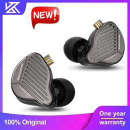 Headphones Original KZ PR1 Planar Wired Earphones HiFi Bass Music Headphones In Ear Monitor Sport Earbuds Game Headset With Microphone