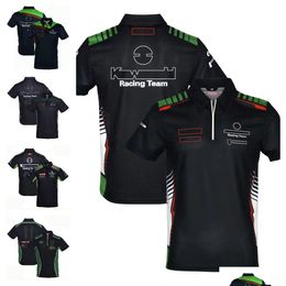 Motorcycle Apparel New Factory Racing T-Shirt Quick-Drying Shirt Team Half Sleeve Breathable Plus Size Customization Drop Delivery Aut Ot0Qs