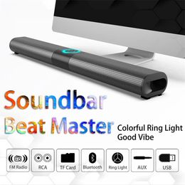 Soundbar 20W Home Theater Sound System Bluetooth Computer Speakers For TV Soundbar Box Subwoofer Radio Music Center Boom Box Column