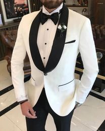 Men's Suits Men Suit Tuxedo Slim Fit Wedding Splicing Lapel Formal Groom Groomsman Business Party Dress 2 Pieces Jacket Pants