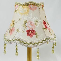 Wall Lamp Fabric Lampshade Desk Lampshades Tassel Trim Light Covers El Table Dome Pendant