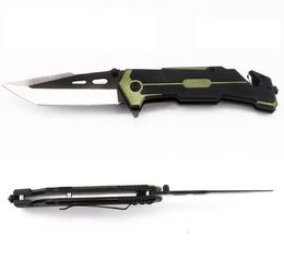 Stainless steel Survival knife Outdoor camping defense emergency knife tool Portable folding Steel Blade Hunting Knives with Belt Clip