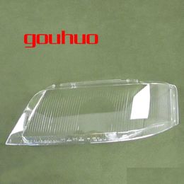 Car Headlights For A6 C5 99-02 Headlamp Lamp Er Lens Glass Headlight Transparent Lampshade 2Pcs Drop Delivery Automobiles Motorcycles Othja