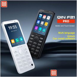 Translator Qin F21 Pro Smart Touch Sn Phone Wifi 5Gadd2.8 Inch 3Gb Add 32Gb / 4Gb 64Gb Bluetooth 5.0 480X640 Global Verison Drop Deliv Ot0Bq