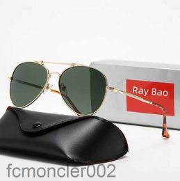 Designer Men Sunglasses Classic Brand Rayly Banly Rayban Luxury Designer Eyewear Metal Frame Designers Sun Glasses Woman Ml 8125 with Box c Rays Bans SWIR