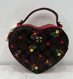 borse firmate borsa da donna Borsa da donna Borse a tracolla classiche Borsa tote da donna Totes Zaino moda Old Flower Love Borsa da donna Logo Borsa a tracolla a righe a cuore carino H001