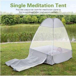 Wholesale-outdoor Mosquito Net Meditation Single Sit-in Free-standing Shelter Cabana Portable Folding Travelling Camping Tent