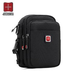 JANGEAR Men Shoulder Bag Casual Messenger Bags Waterproof Man Purse Zipper Crossbody Can Wear A Belt Multipurpose Mini 240119