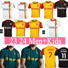 Maillot RC LeNs 2023/2024 Soccer Jerseys Kid and man Kit Champions League Football Shirts Foot Home Away Third 3rd 23 24 Fan SOTOCA FOFANA BUKSA PEREIRA DA COSTA