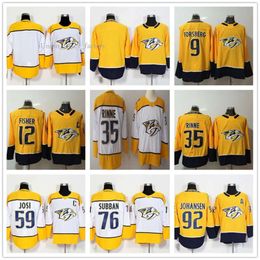 Nashville Predators Hockey Jerseys 9 Filip Forsberg 12 Mike Fisher 35 Pekka Rinne 59 Roman Josi 76 PK Subban Jersey 92 Ryan Johansen 2869