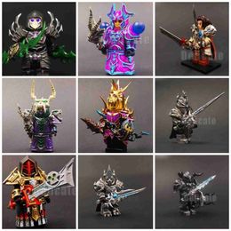 Blocks World of Warcraft Role Suit WoW Game Props Weapons For Mini Dolls Figures MOC Building Blocks Bricks Toys Christmas Gift 240120
