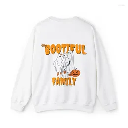 Women's Hoodies Halloween Ghost Sweatshirt Spooky Sweater Autumn Fashion Sweat-shirt Gifts Ropa De Mujer