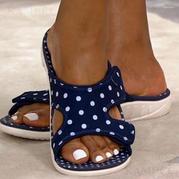 Sandals Women Summer Female Casual Slippers Woman Slip On Wedges Slide Shoes For Ladies Pattern Beach Footwear Sandalias