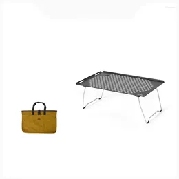 Camp Furniture 2024 IGT Outdoor Storage Multi-purpose Table Camping Portable Stainless Steel Foldable Picnic