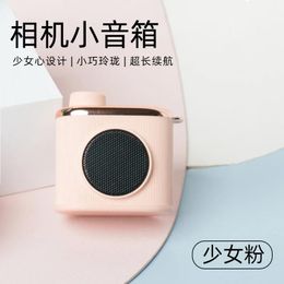 Speakers 6162636768651 portable subwoofer desktop colorful steel gun Bluetooth mini speaker