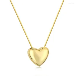 Necklace Earrings Set Stainless Steel Big Heart Pendant Earring Bracelet For Women Gril Love Fashion Jewellery Gift Box