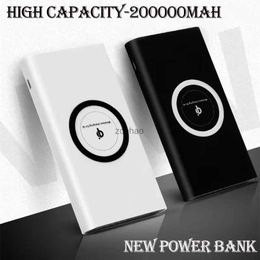 Cell Phone Power Banks . Premium 200000mAh Power Bank with Wireless Charging | TypeC External Battery | Fast Charging Portable Charger for iPhone