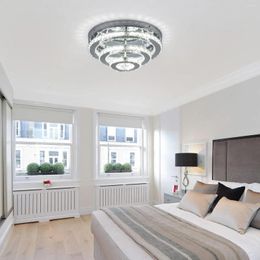 Chandeliers Crystal Chandelier LED 3 Tier Ceiling Lights Flush Mount For Bedrooms Dining Room Living