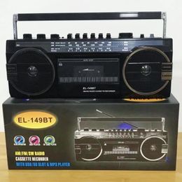 Speakers Portable Cassette MP3 Player and AM/FM/SW Radio Large Size Classic Tape Player Dual Horn High Volume Outdoors Bluetooth Speakers