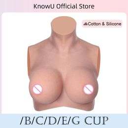 B/C/D/E/G Cup with Upgraded Makeup Realistic Silicone Breast is Suitable for Cancer Cross Dressers Who Play the Role Mastectomy