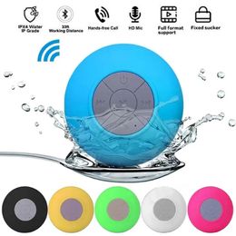 Speakers Handsfree Calling Small Speaker Waterproof Bluetooth Speaker Bathroom Suction Cup Usb Charging Loudspeaker Portable