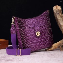 Evening Bags PU Crocodile Pattern Handbags For Woman 2024 Ladies Hand Women's Crossbody Purse Clutch Phone Wallet Shoulder Bag