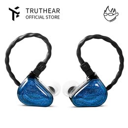 Headphones TRUTHEAR x Crinacle ZERO Earphone Dual Dynamic Drivers IEMs with 0.78 2Pin Cable Earbuds