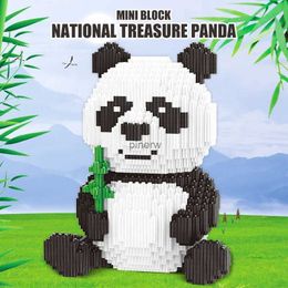 Blocks 1368pcs Panda Assembled Toy Building Blocks Mini Micro Educational Animals 3D Diamond Bricks Constructor Toys for Children Gifts