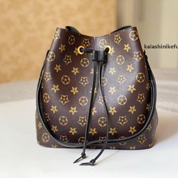 5AHot designers Sale Vintage Bucket bag flowers Handbag wallet Women bags Handbags purses genuine leather Crossbody Shoulder bag