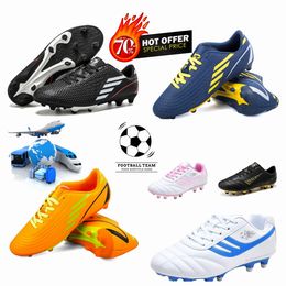 2024 High quality outdoor fg hot blooded combat boots men's shoes sports football shoes golden sun yellow