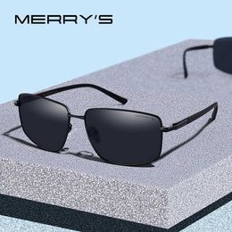 Sunglasses MERRYS DESIGN Men Classic Luxury Brand Sunglasses HD Polarised Sun glasses For Driving TR90 Legs UV400 Protection S8282 YQ240120