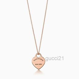 High Fashion Grade Stainless Classic Steel Pendant Necklace S925 Silver Women Diy Jewellery Gift with Box JKRT Z9TQ