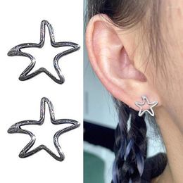 Stud Earrings Stylish Hollow Star Earring Piercing Ear Jewellery Fashionable