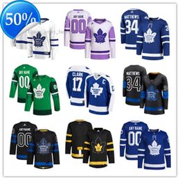 Toronto Maple Custom Leafs Hockey Jerseys Wayne Simmonds Nicholas Robertson Matt Onuska Samuel Richard Victor Mete Timothy Liljegren Matthew 4973