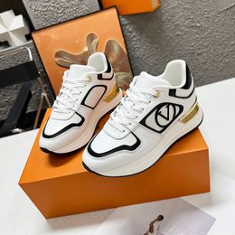 Sell Well Sneakers Women shoes Genuine Designer shoes Leather Trainer Fashion sports High Quality Chaussures platform Trainers brand Y024 003