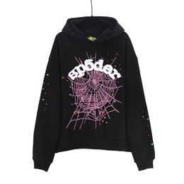 hoodie designer hoodie luxury men women hoodie spider pink purple Young Thug tracksuit 55555 web jacket Sweatshirt 555 High qualityZJIE
