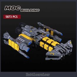 Blocks Star Movie Space UCS Battlecruiser MOC Building Blocks Interstellar Spaceship DIY Assembly Bricks Model Toys 240120