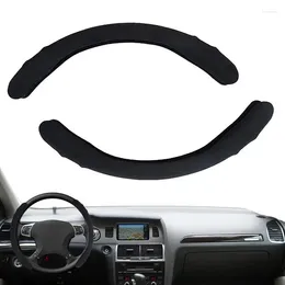 Steering Wheel Covers Protector Carbon Fiber Comfortable Cover Breathable Universal Fit Grip