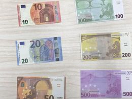 Copy Money Actual 1:2 Size Other Festive Party Supplies Fake Banknote 5 20 50 100 200 US Dollar Euros Realistic Toy Bar Pro Xpntu