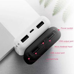 Cell Phone Power Banks 20000mah Mini Power Bank External Battery Charger Pack For Heating Jacket Sweater Socks Gloves Electric Heating Equipment NewL240121